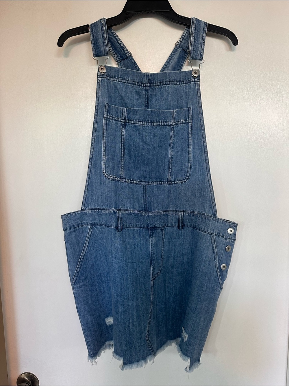 Mazik Light Blue Denim Overalls with Adjustable Straps